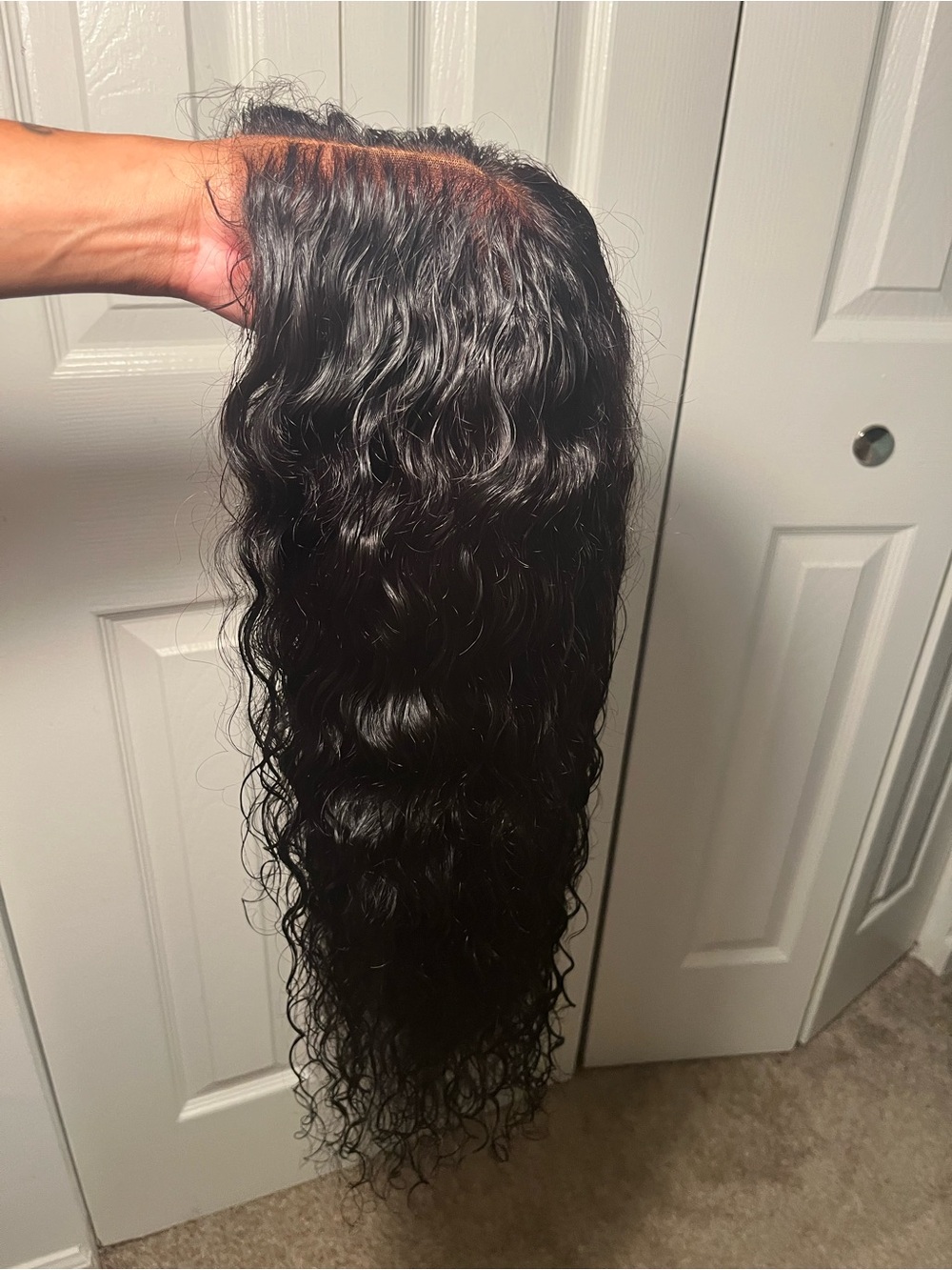 20 inch human hair wig